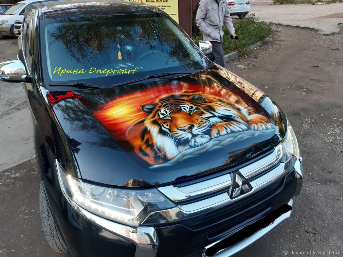 Аэрография тигр