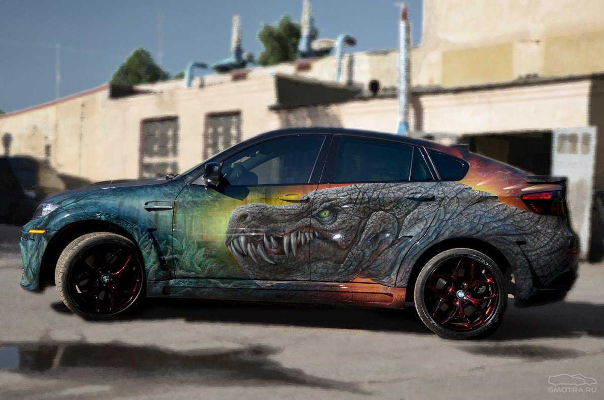 BMW x6 винилография