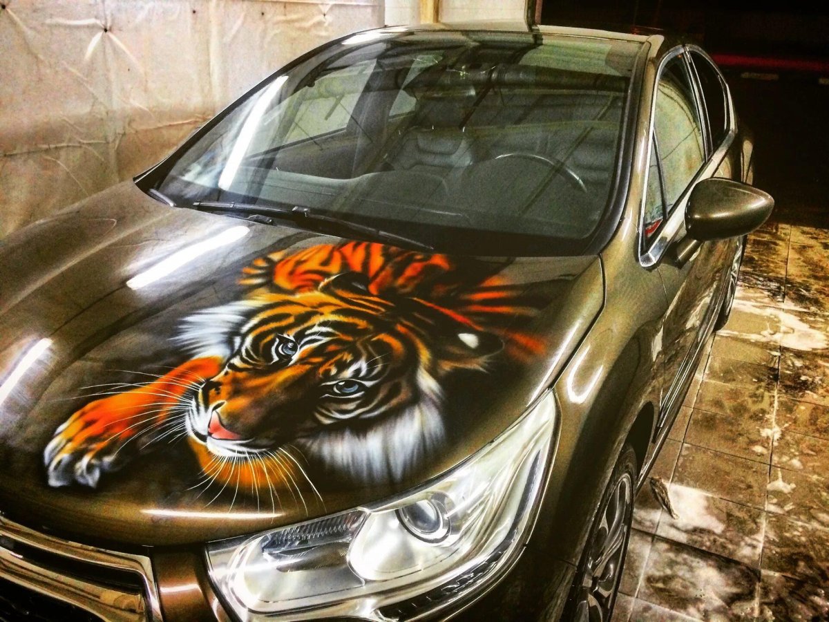 Аэрография на Субару Трибека