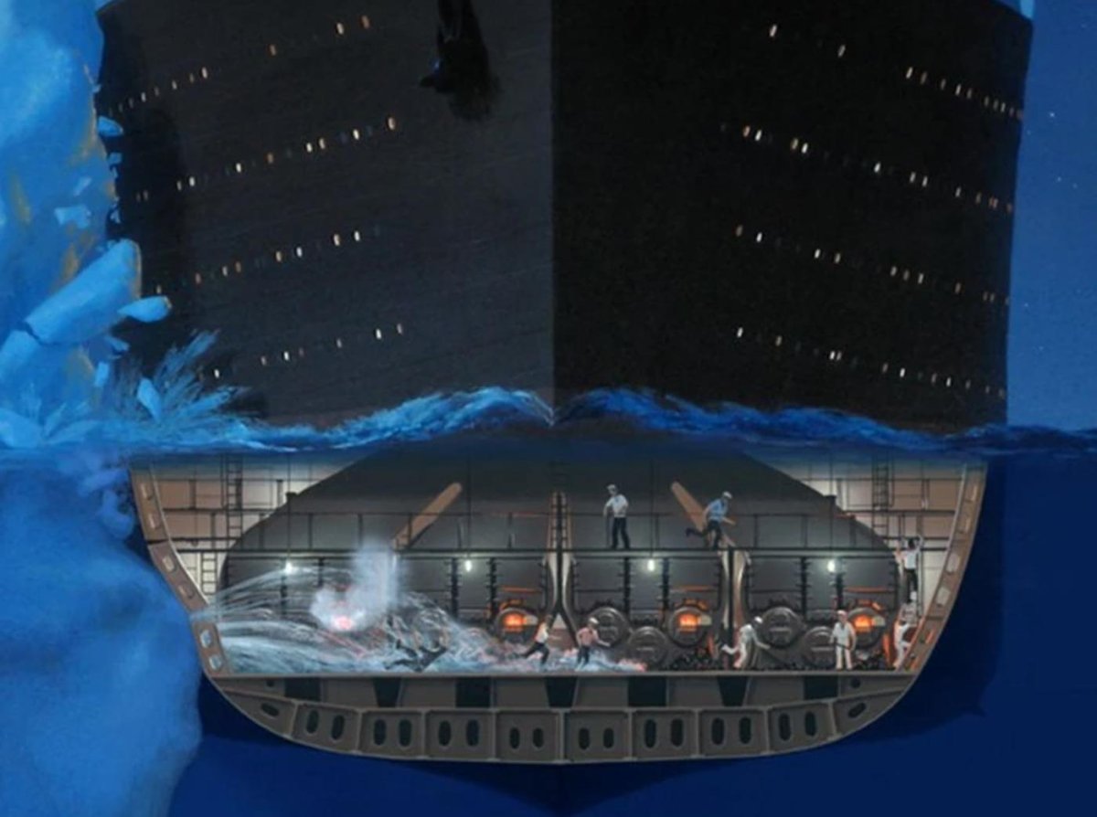 Титаник на дне