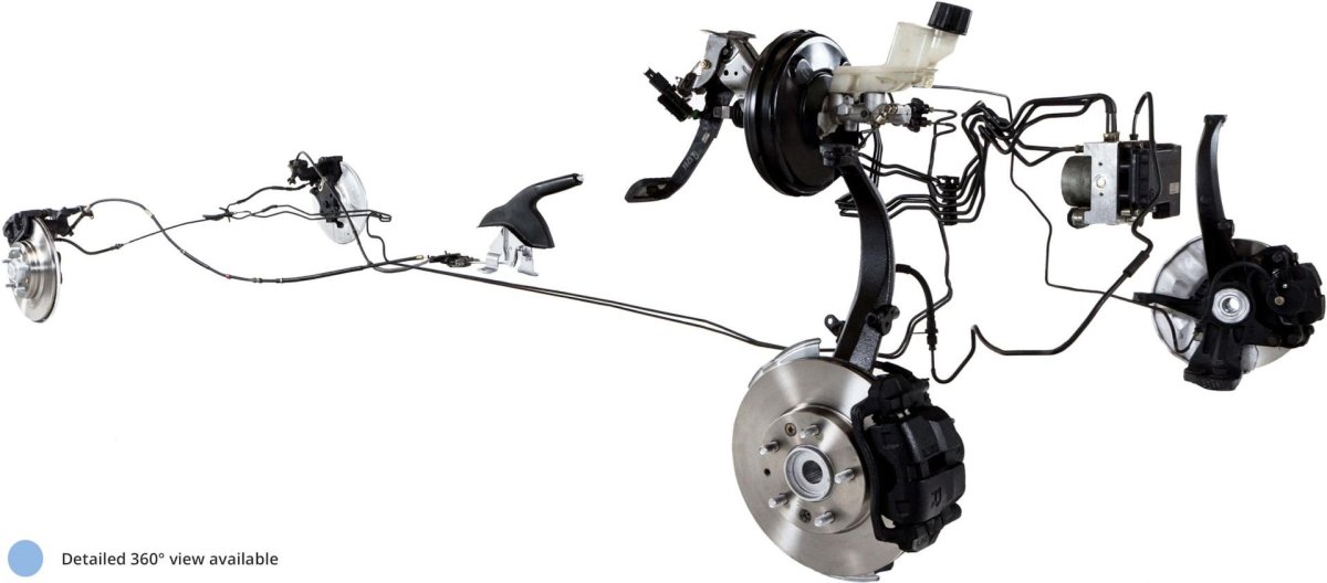 Тормозная система автомобиля с АБС