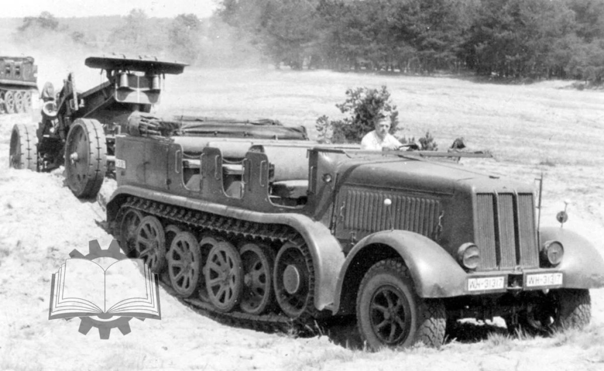 Полугусеничный тягач SD KFZ 8