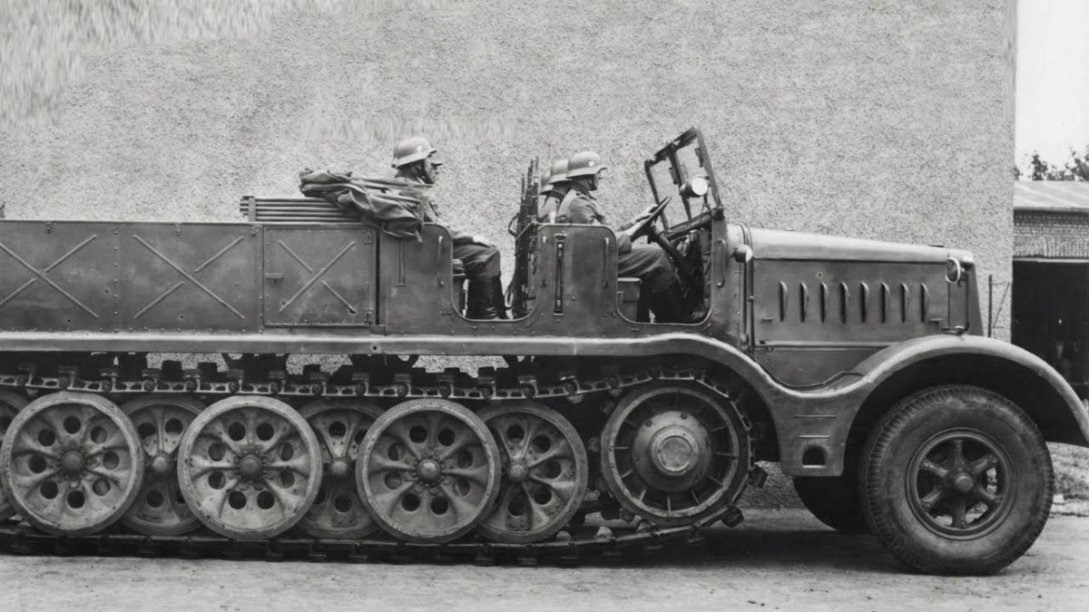 Полугусеничный тягач SD. KFZ. 9