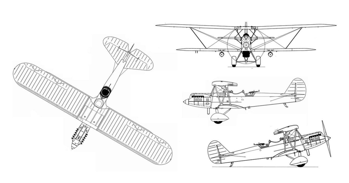 Р-5 самолёт чертежи