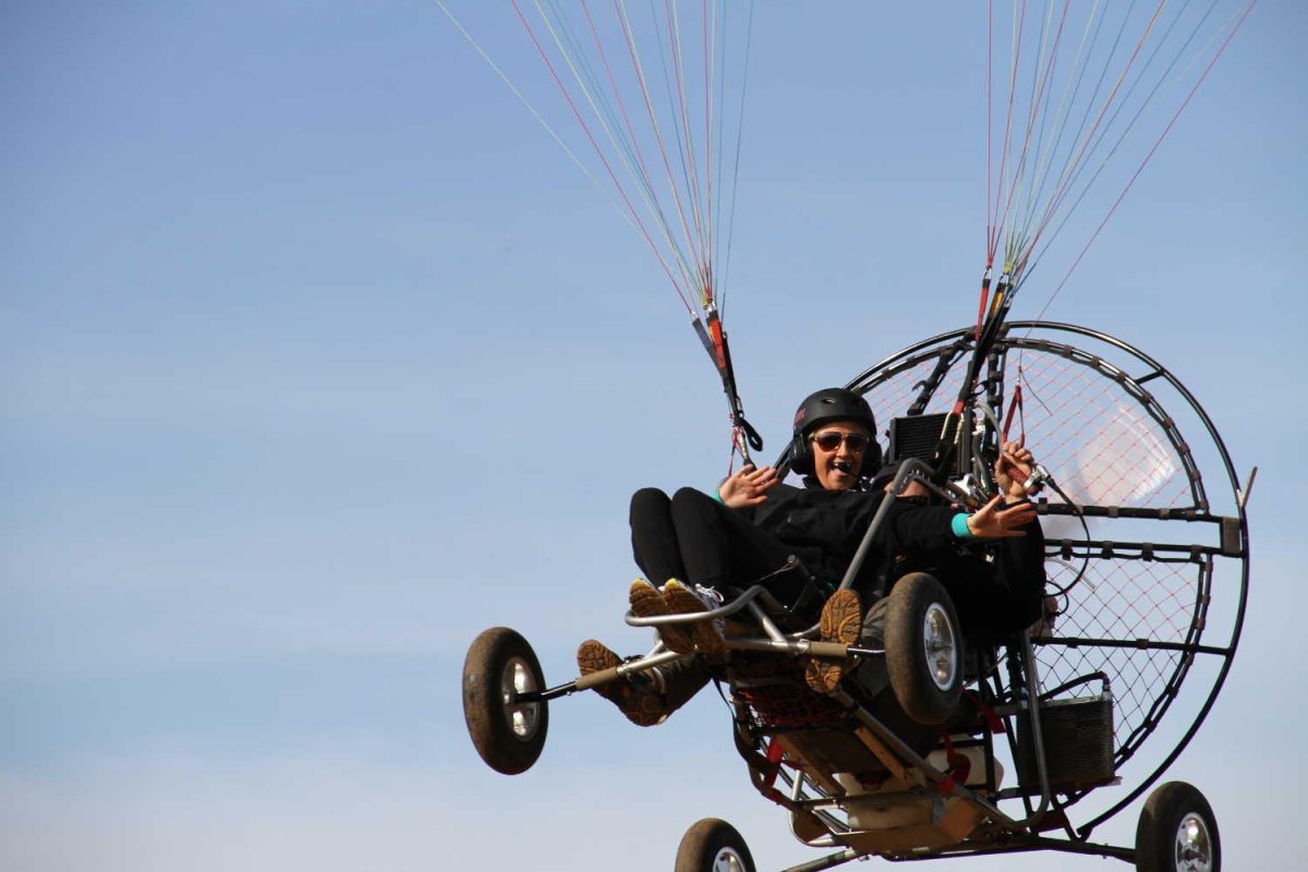 Тандемный парамотор