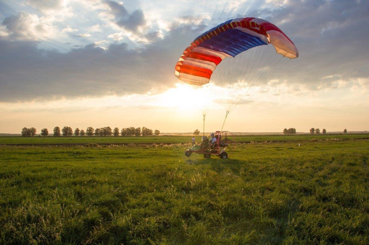 Параплан полет взлет