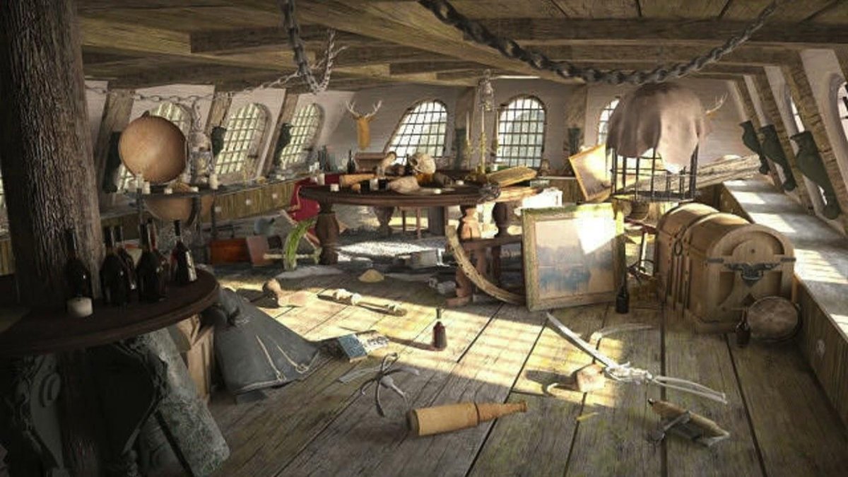 Трюм корабля пираты Карибского моря