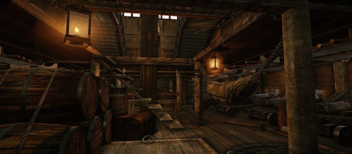 Трюм капитана пиратов