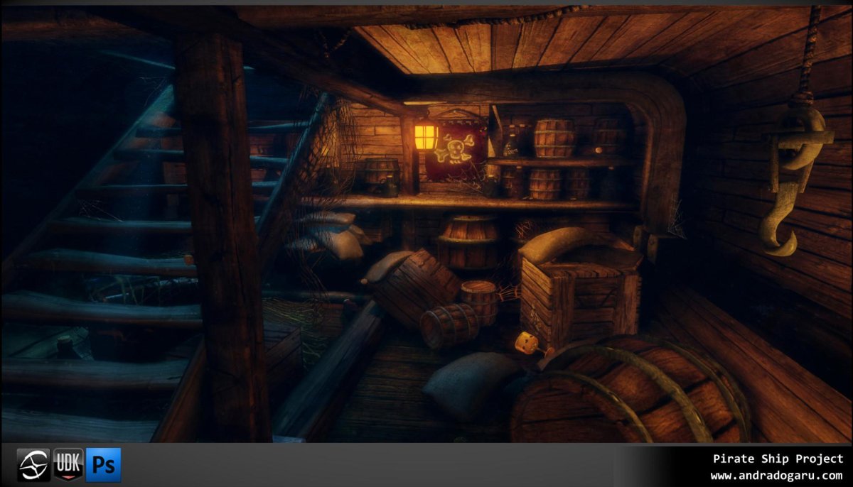 Пираты Карибского моря каюта капитана