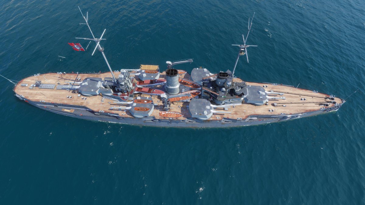 Немецкий линкор Нассау