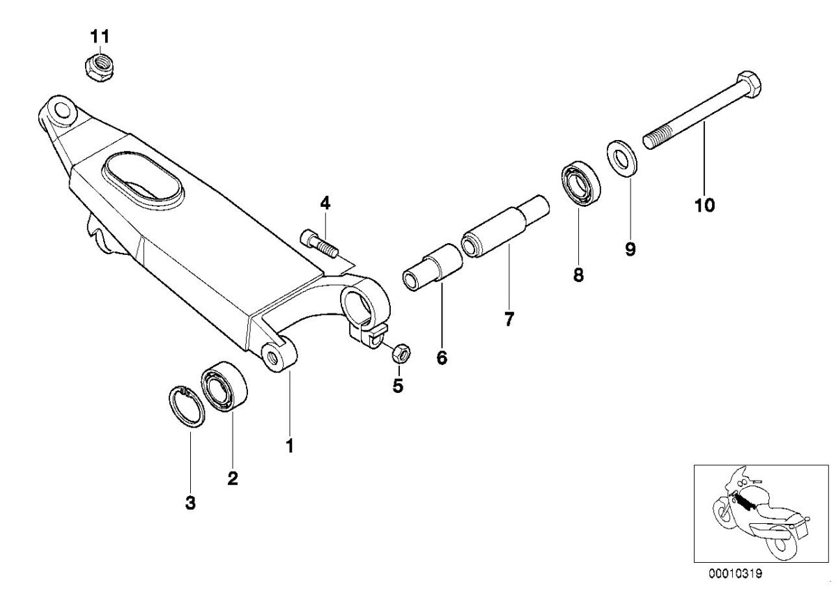 BMW K 1200 RS передняя подвеска