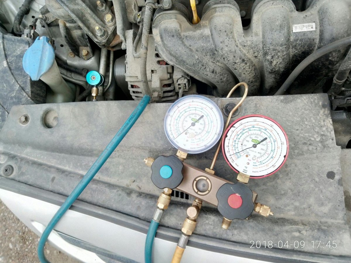 Хендай Солярис 2020 фреона