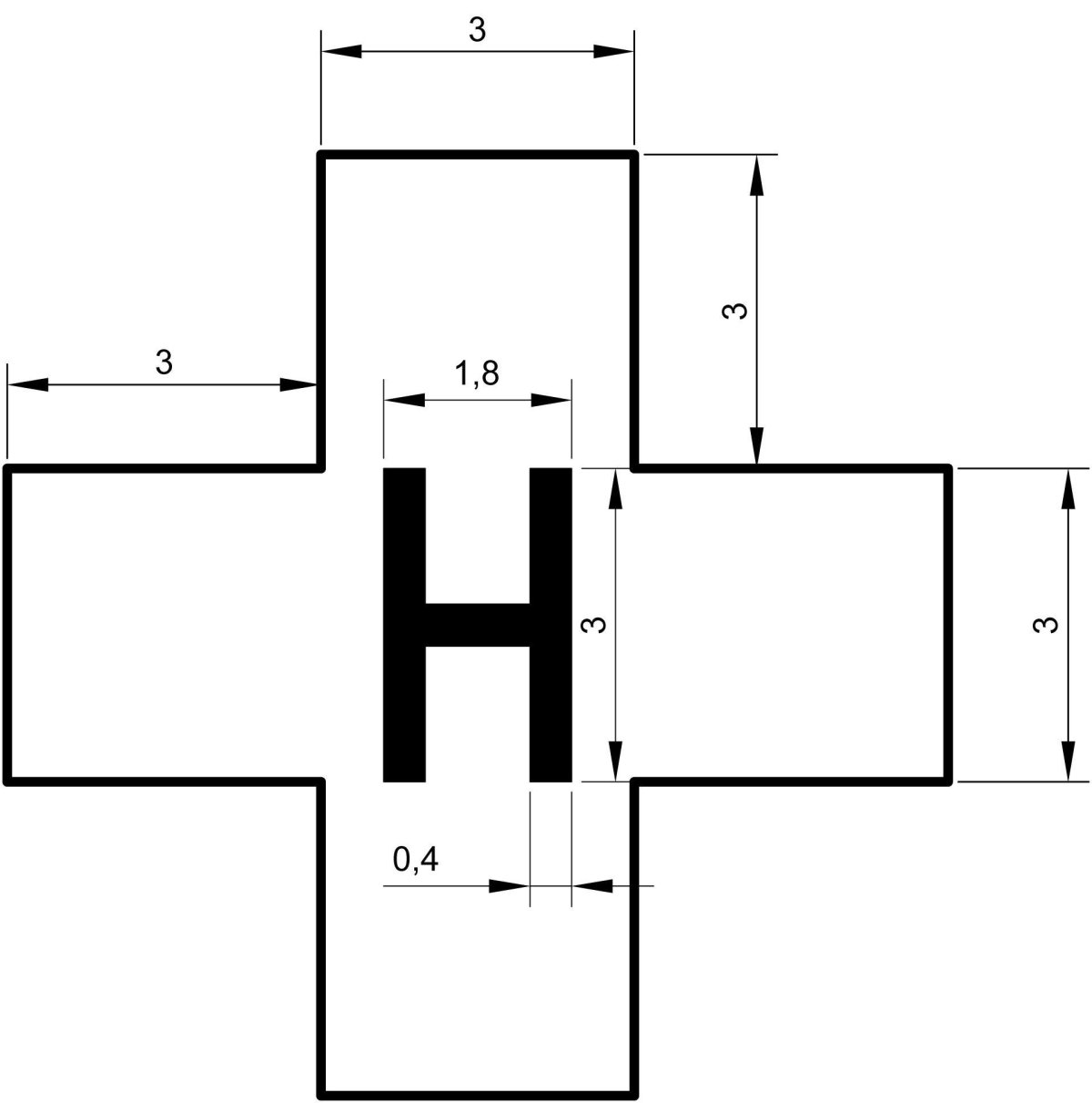Маркировка посадочной площадки для вертолета ми-8