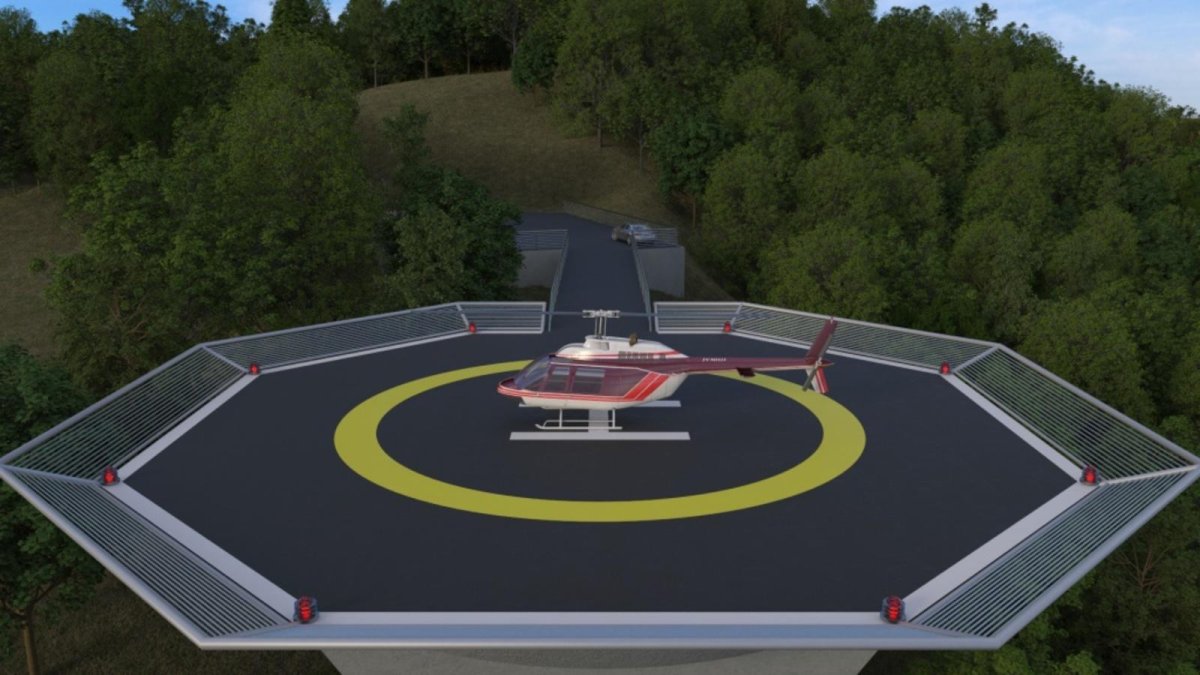Вертолетная площадка Калуга Яченское