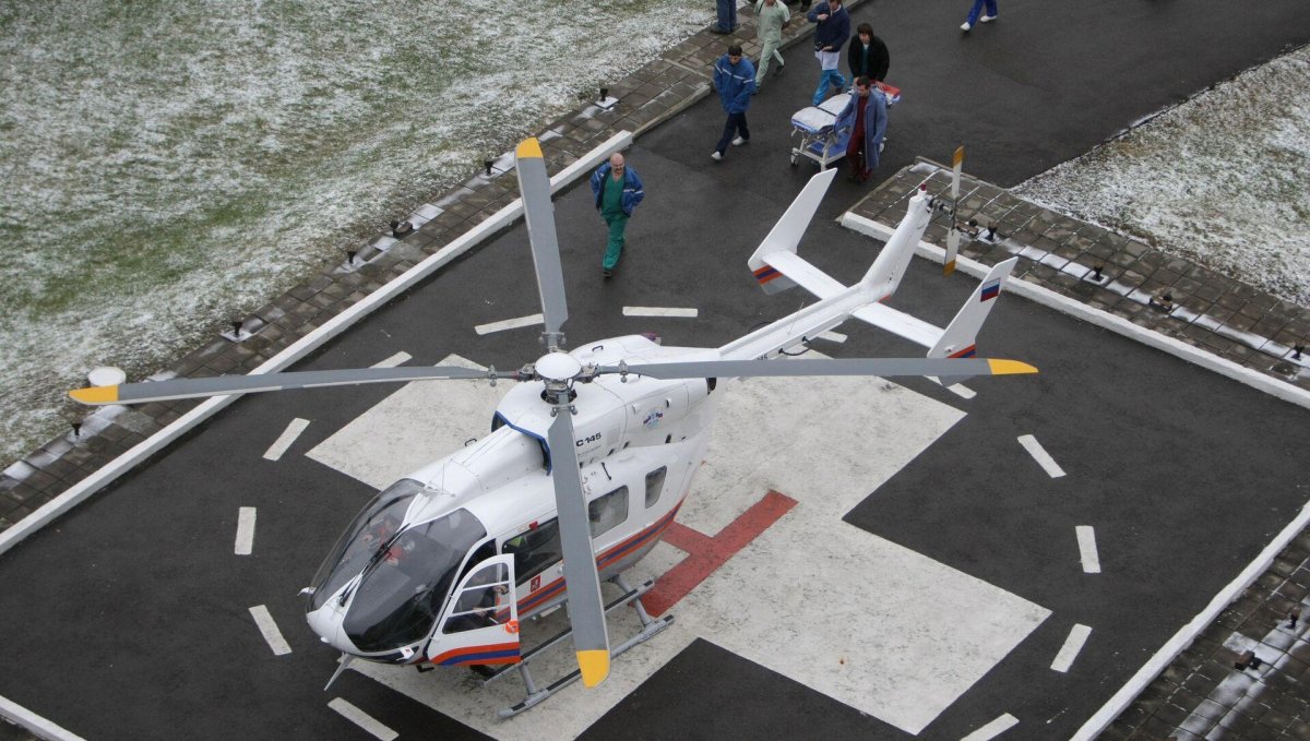 Вертолетная площадка ГКБ 15