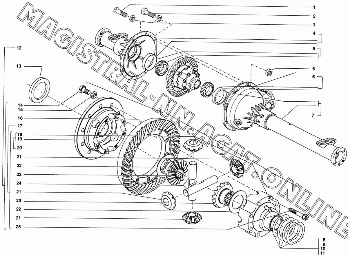 Сальник полуоси УАЗ 469 передний мост