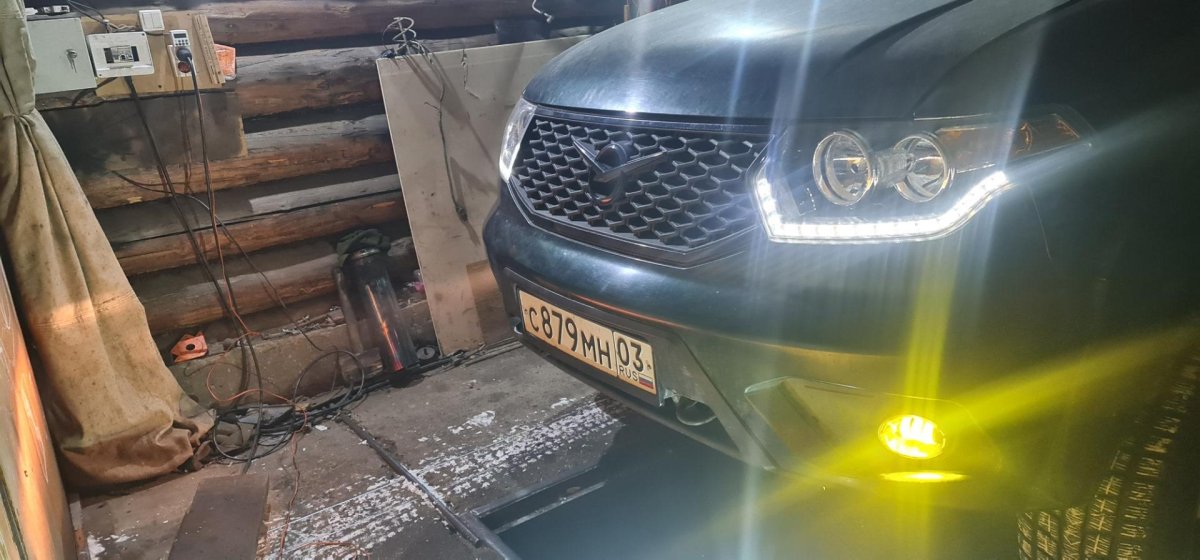 Лед туманки УАЗ Патриот 2015