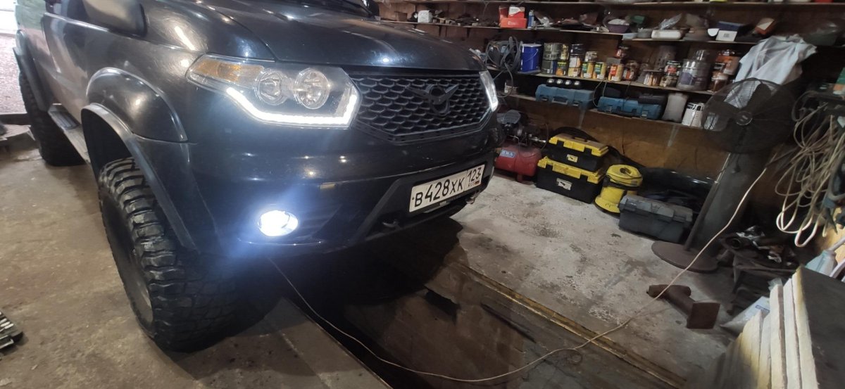 Фара противотуманная УАЗ Патриот 2019