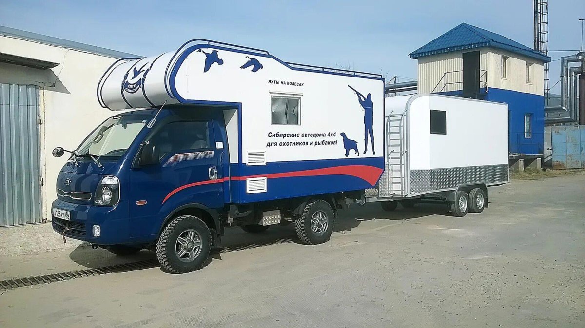 Рыбацкий домик на колесах