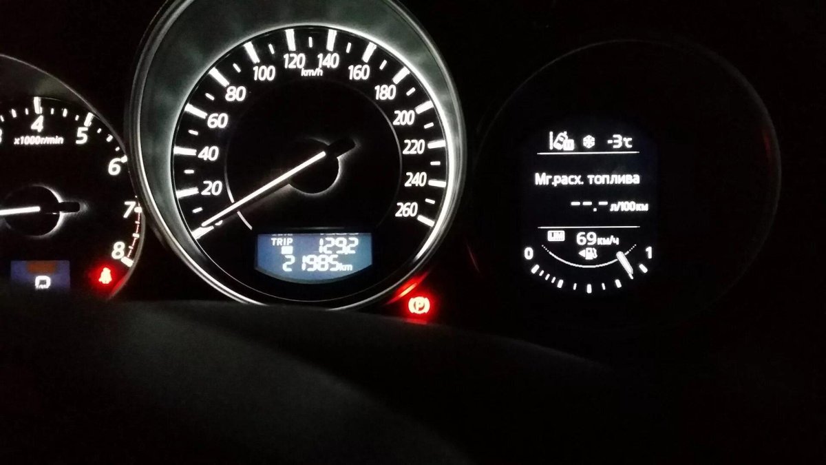 Пересвет панели Мазда СХ-5