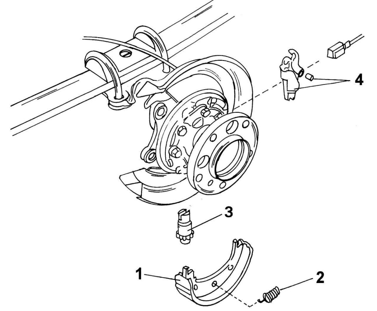 Колодки ручника Мерседес Спринтер 906