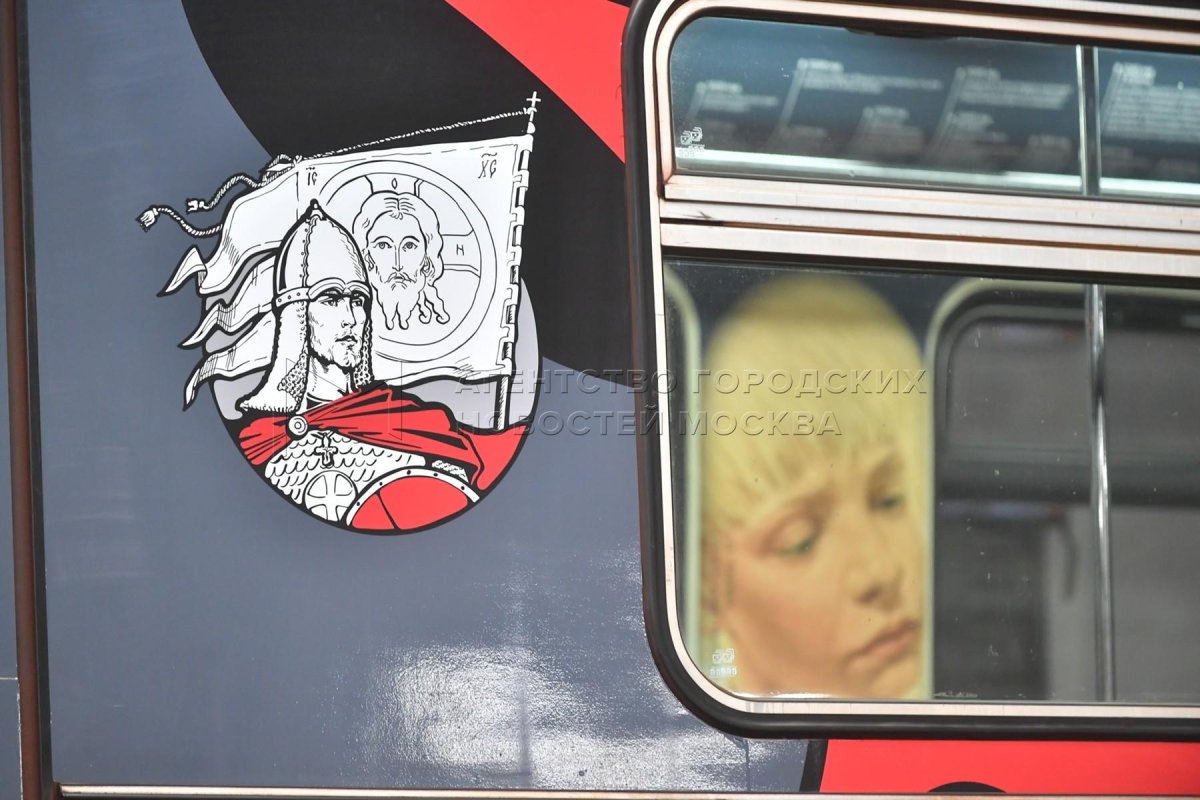 Тематический поезд в метро