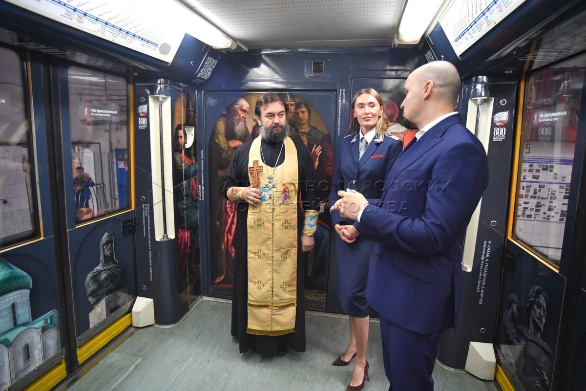 Тематический поезд 800 летия Александра Невского