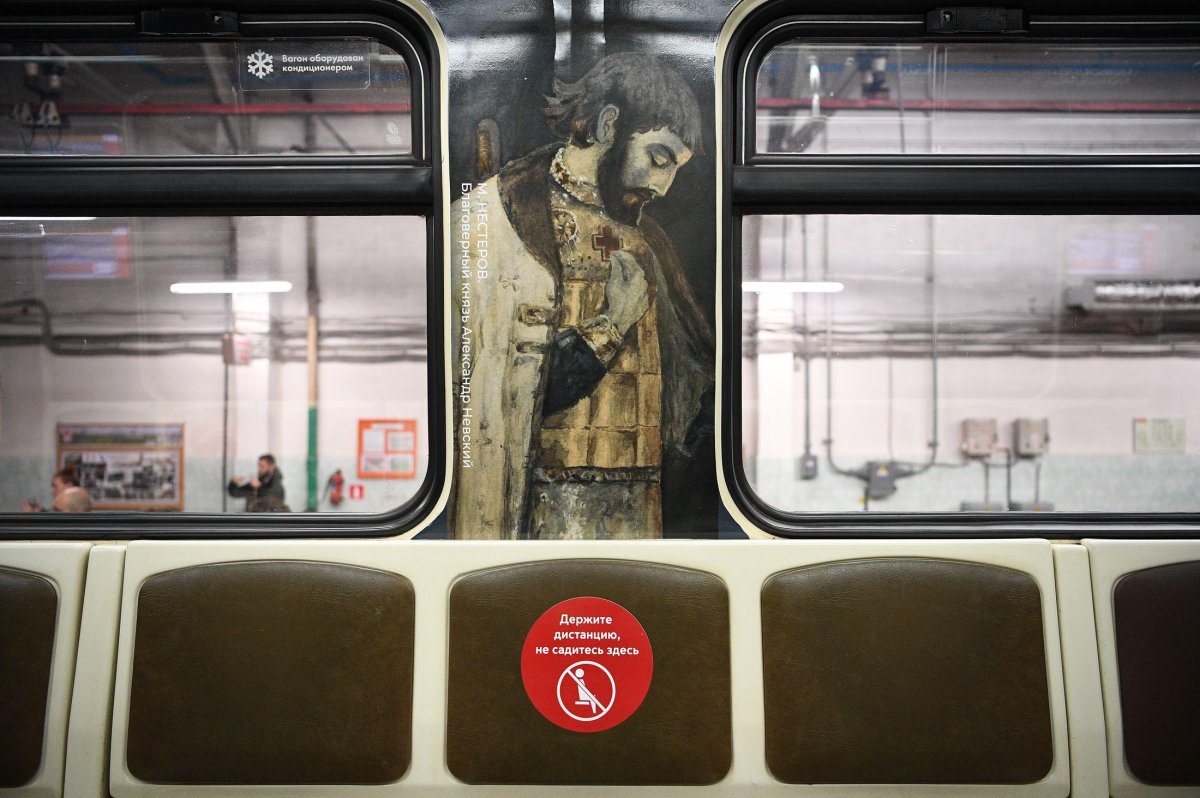 Тематический поезд 800 летия Александра Невского