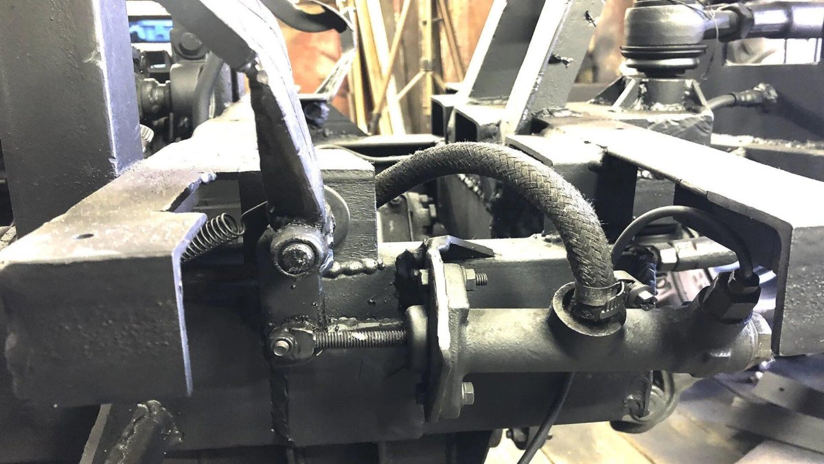 Механические педали минитрактор переломка