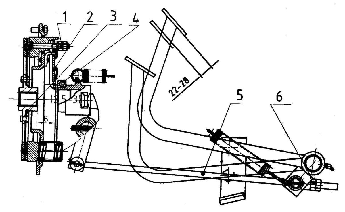 Ограничитель хода педали сцепления трактора т 25
