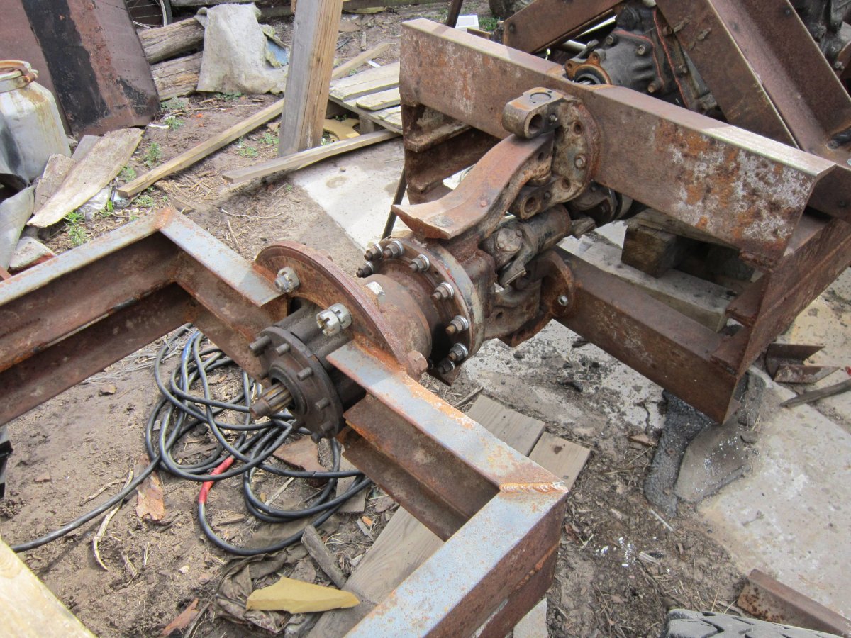 Мини трактор переломка 4 4