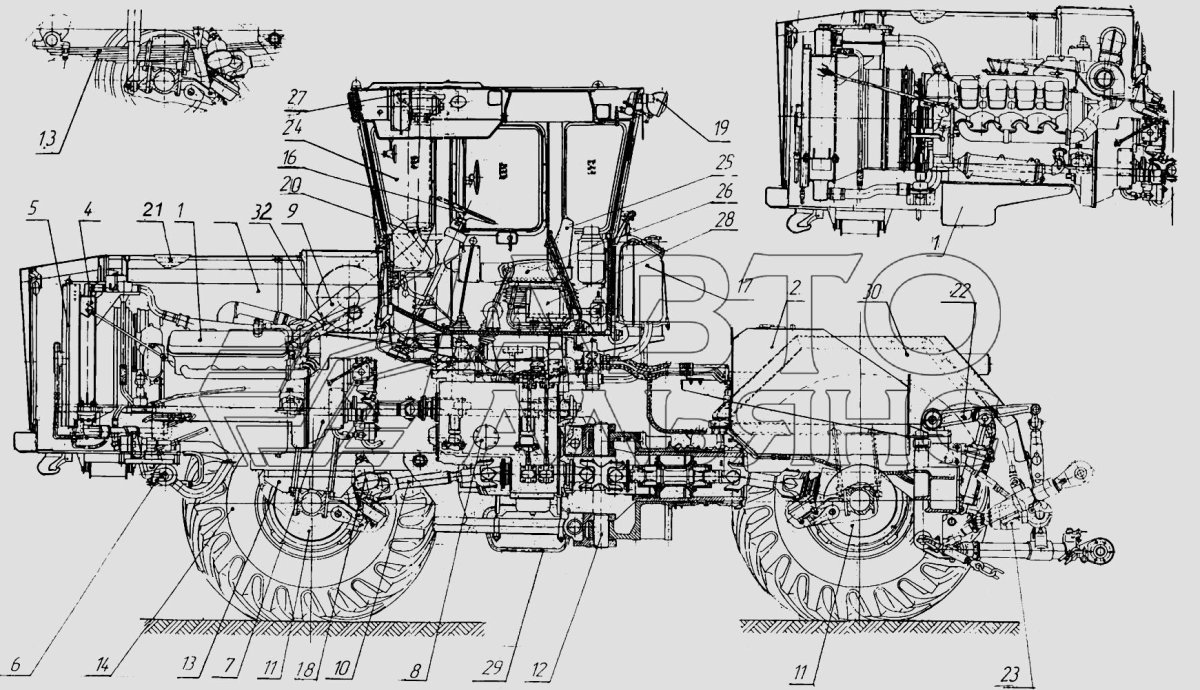 Трактор к-703мту,