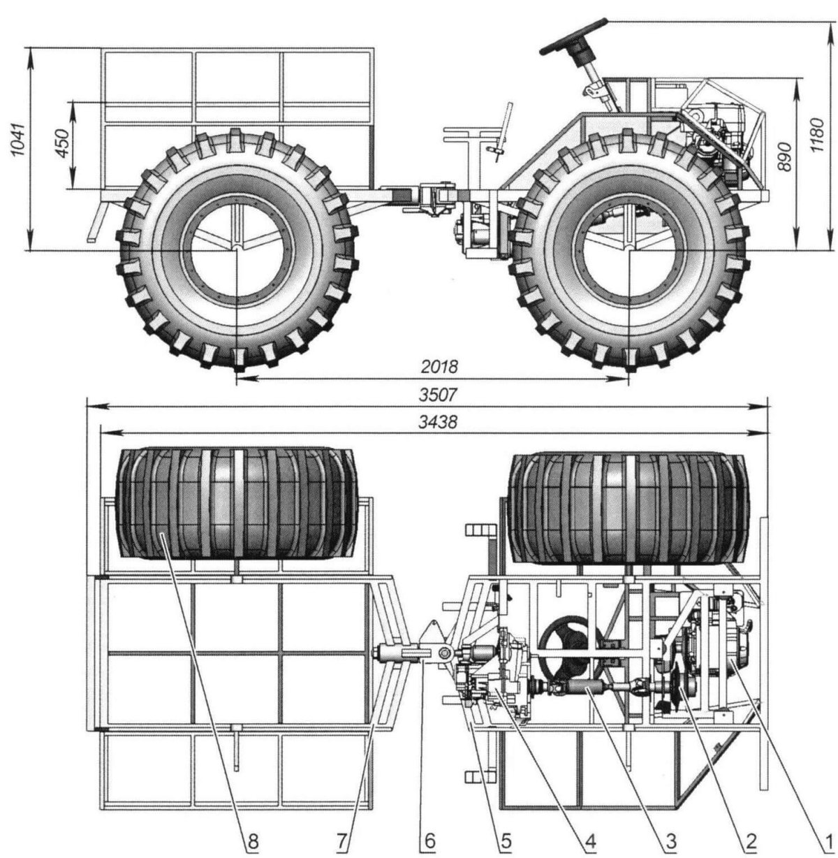 Вездеход переломка 4х4