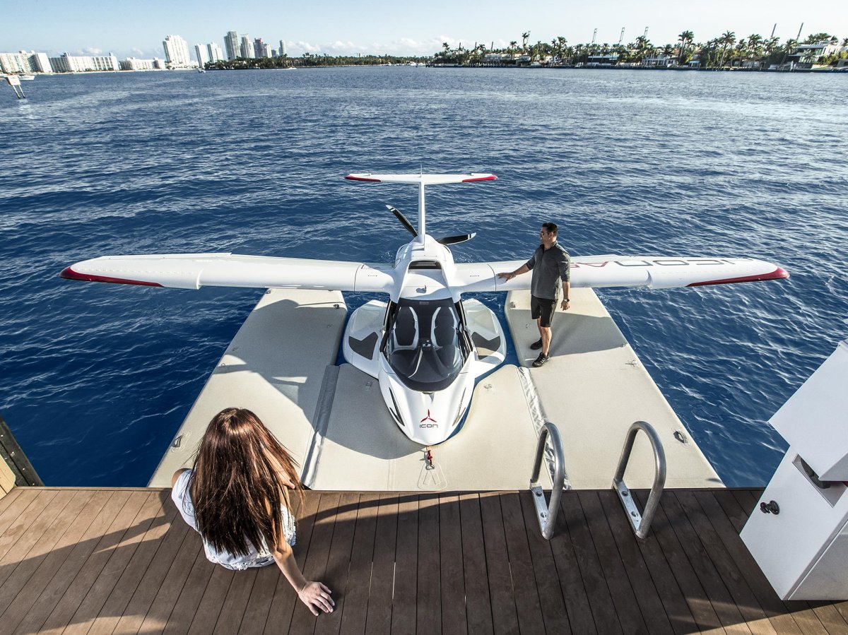 Самолет амфибия icon a5