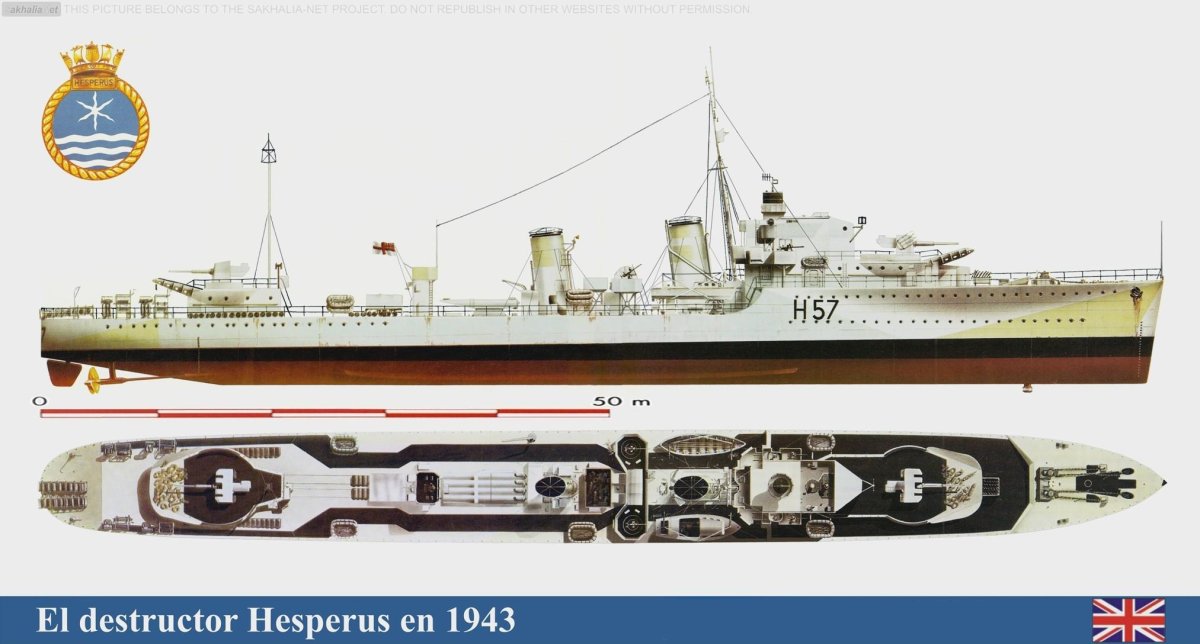 HMS Hesperus h57