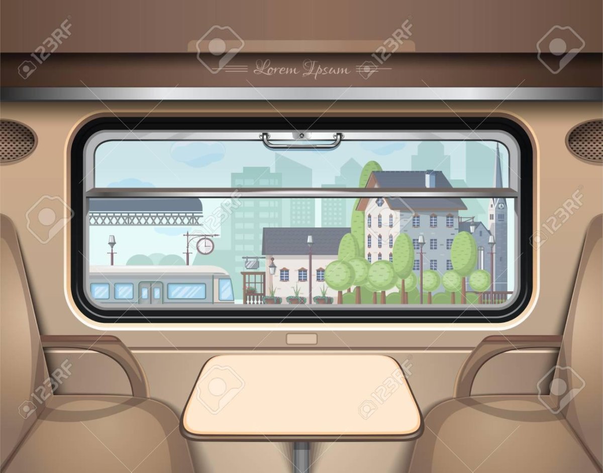 Окно поезда