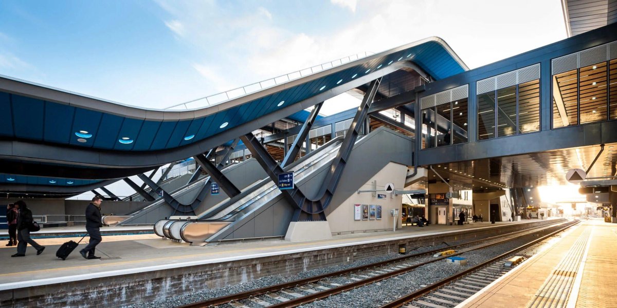 Современный вокзал