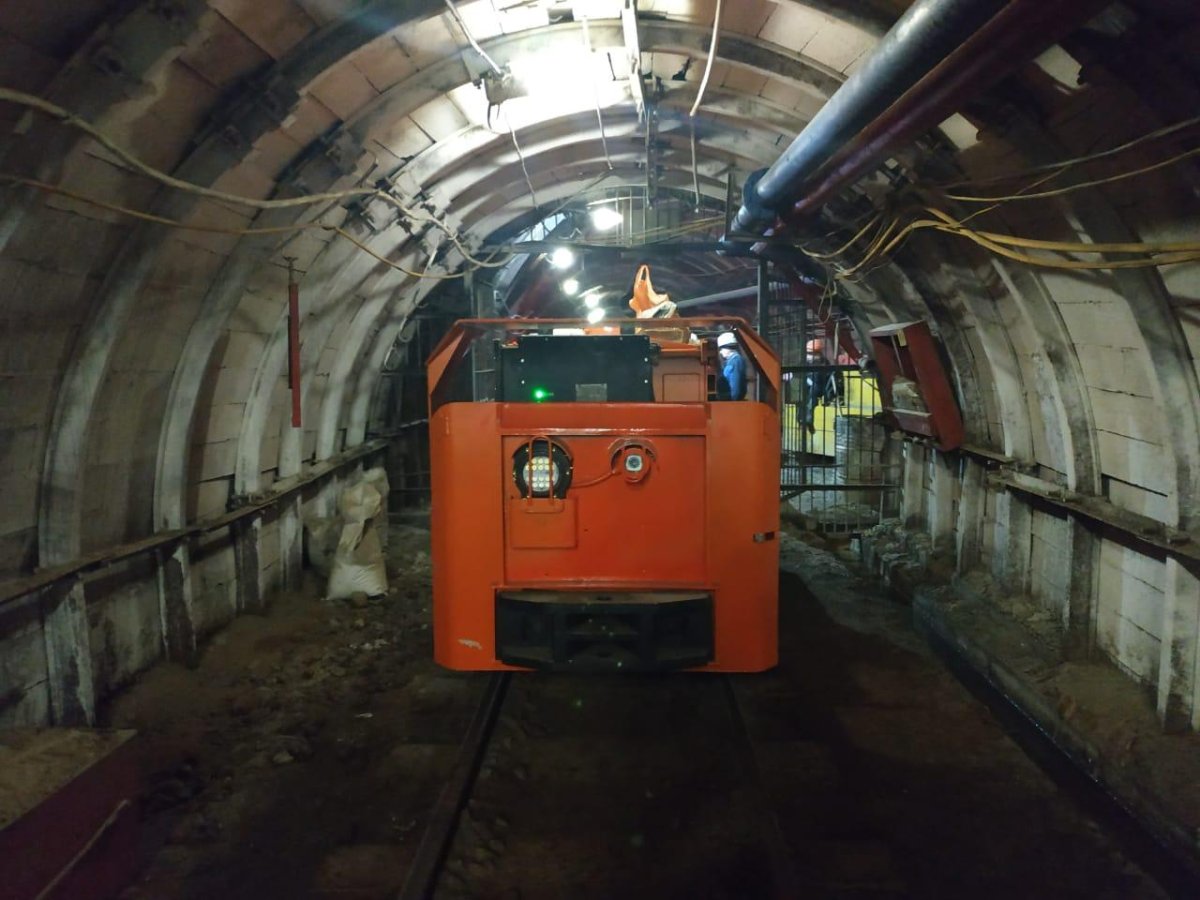 Шахтный подвесной Локомотив dlz110f