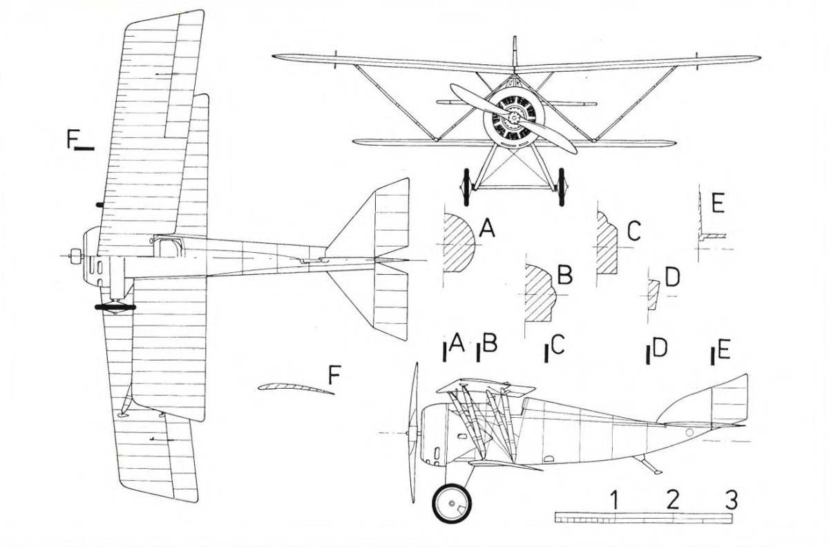 Чертежи Piaggio Avanti p180