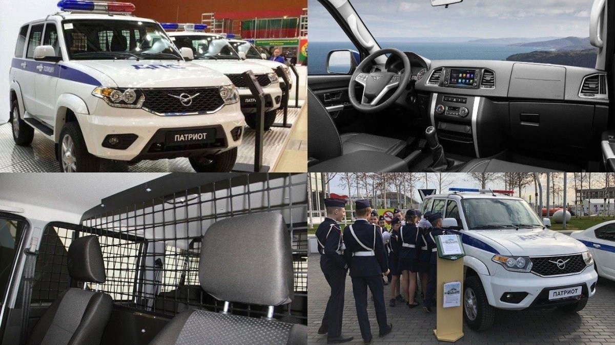Внедорожник УАЗ-3163 «Патриот» полиция