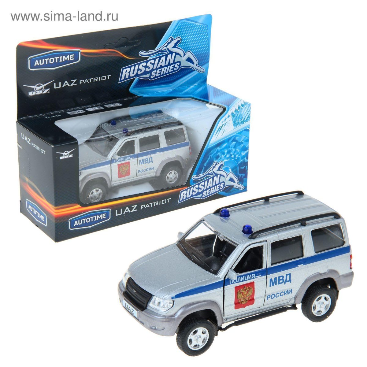 УАЗ Патриот игрушка АВТОТАЙМ полиция
