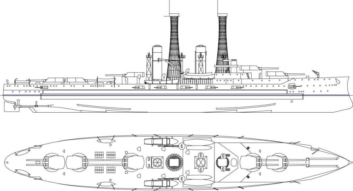 Линкор Wyoming 1912