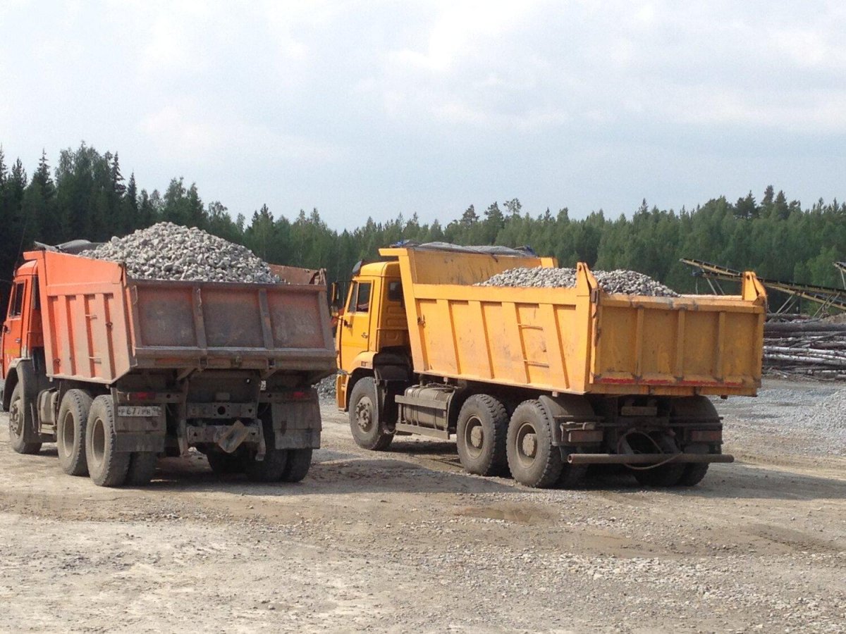 КАМАЗ 6520 С щебнем