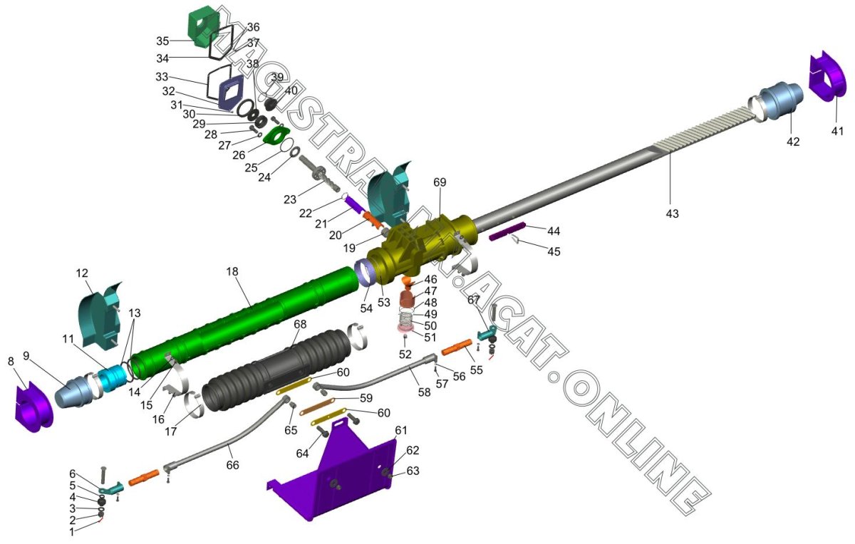 Пластина рулевой колонки грузовика