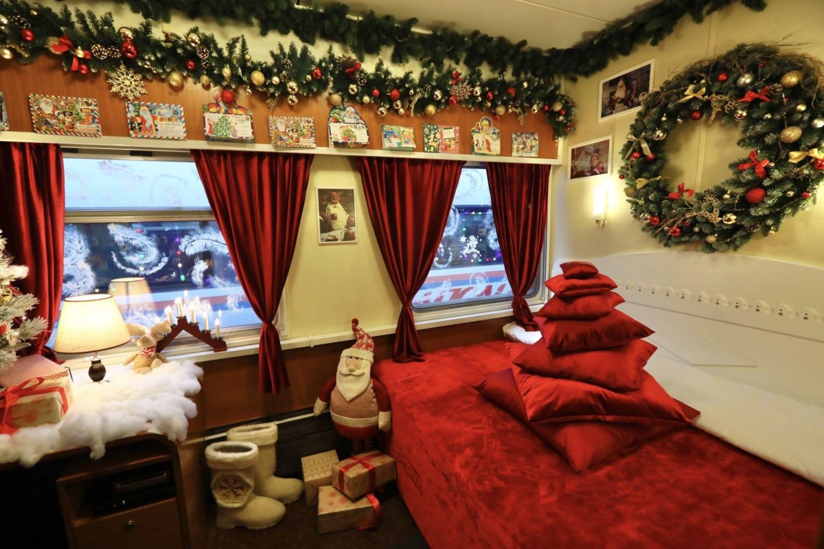 Паровоз Деда Мороза Великий Устюг