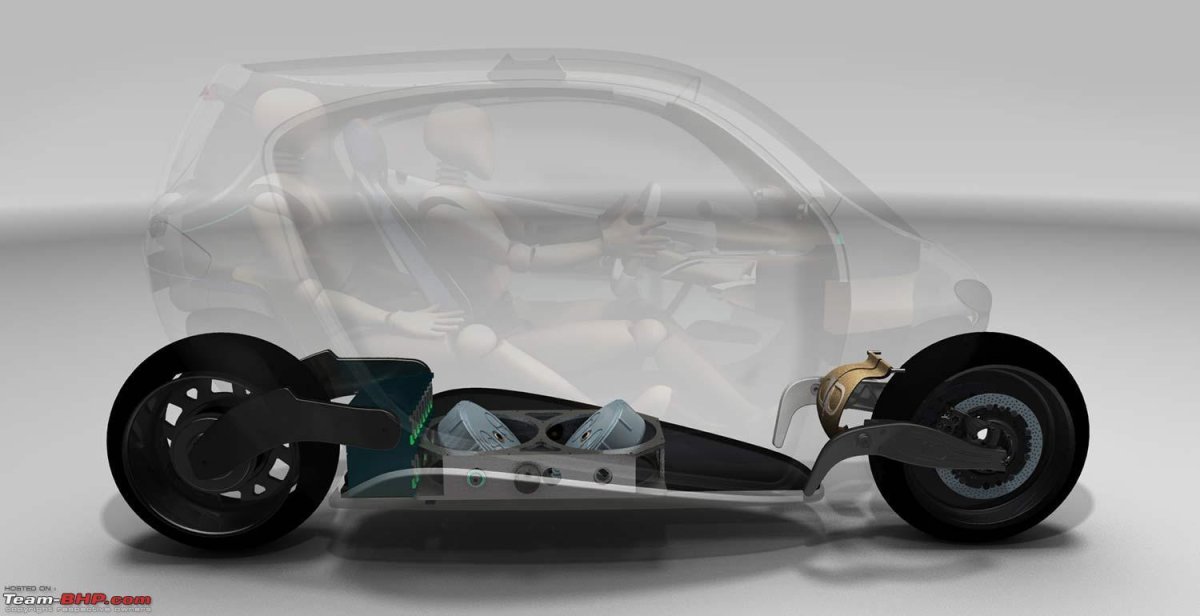 Lit Motors c-1 двухколесный автомобиль