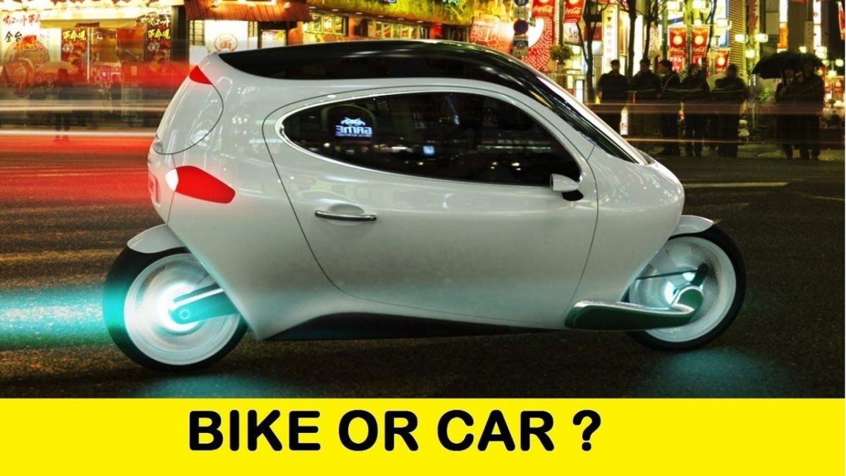 Lit Motors c-1 двухколесный автомобиль