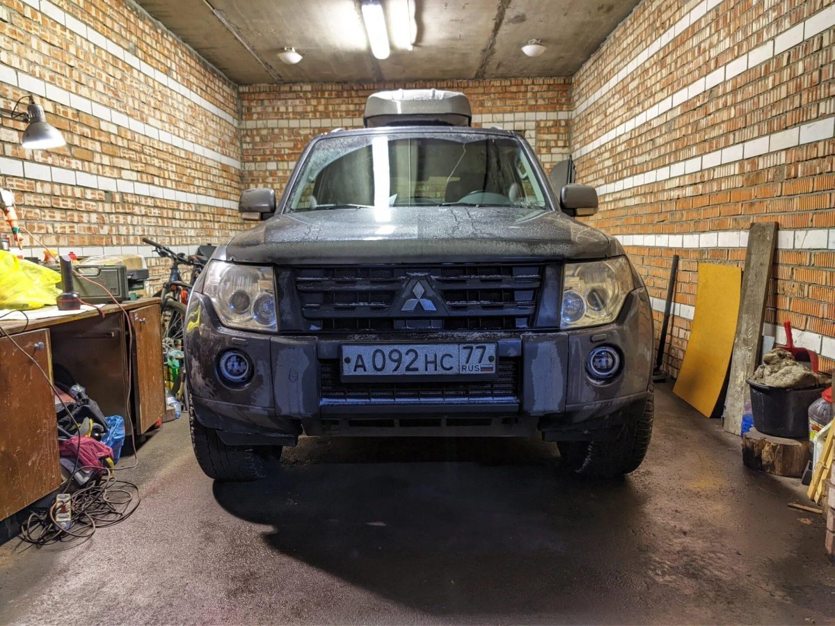 Паджеро 4 установка led линз drive2