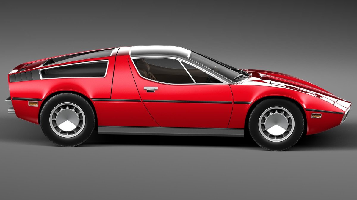 Maserati Bora 3d model