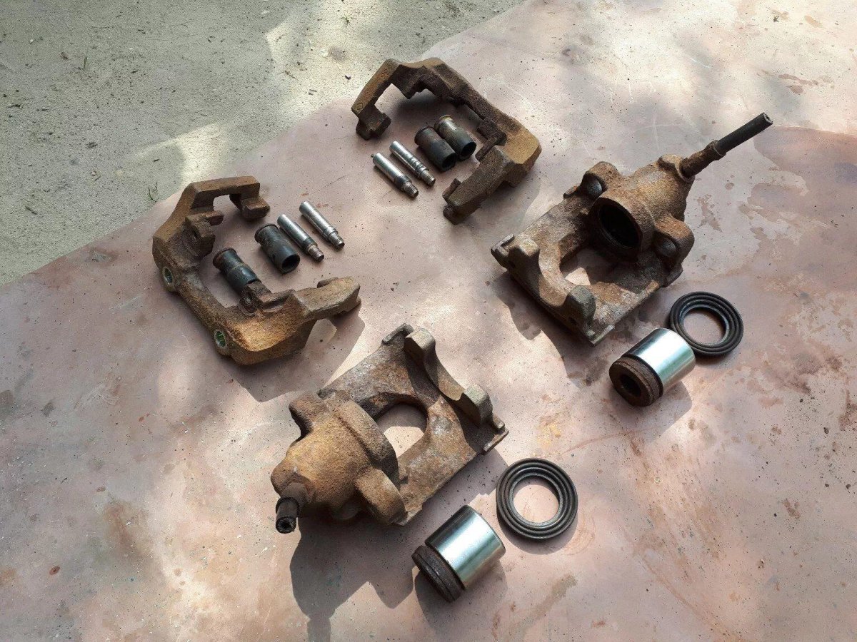 Т4 задний суппорт